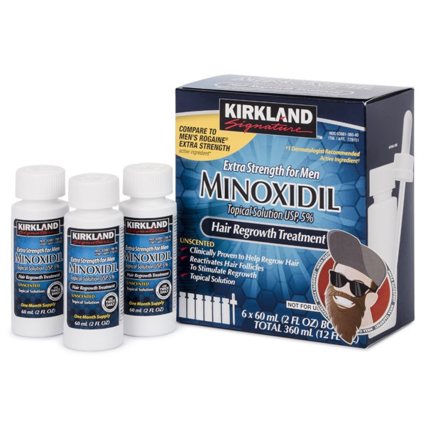 Minoxidil - средство для роста волос головы и бороды за 990 руб