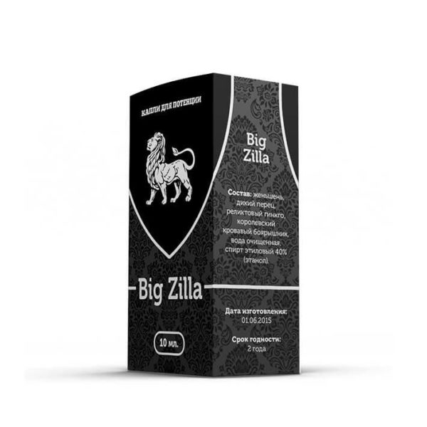 «Big Zilla» - капли для потенции